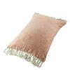 Coussin BOHO 35X50 cm Rose Poudre