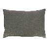 Grand Coussin Etamine en lin lavé 50x75 cm Anthracite 