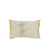 Coussin Etamine en lin lavé 30x45 cm Ocre