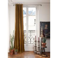 Lyric rideaux doublés en velours Vert Olive