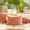 Coussin BOHO 35X50 cm Rose Poudre