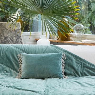 Coussin BOHO 35X50 cm Celadon