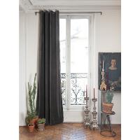 Lyric rideaux doublés en velours  Anthracite