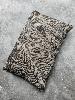 Coussin en Lin PALME 30x45 cm brodé de sequins Argent