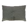 Grand Coussin Etamine en lin lavé 50x75 cm Anthracite 